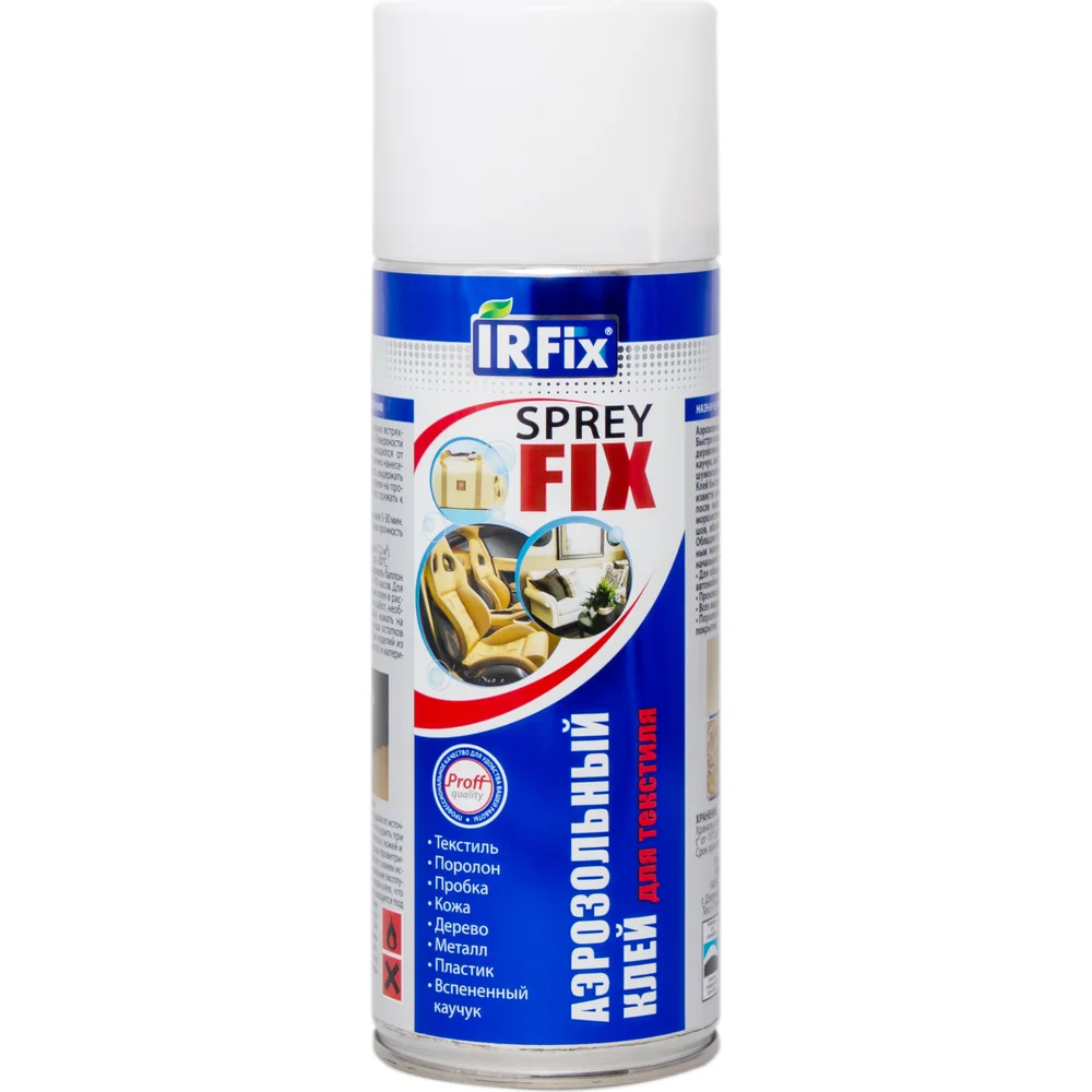 Аэрозольный клей для текстиля IRFIX SPREY FIX 400 мл 20252