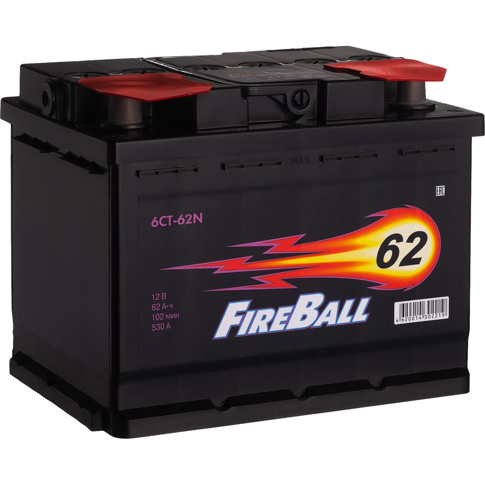 Аккумулятор FIRE BALL 6ст 62 N 530 А CCA 562107020