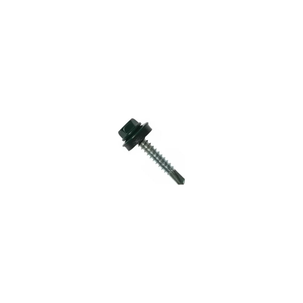 Кровельный саморез Kenner 5,5х25 RAL6005 тёмно-зелёный (3000 шт.) ск55256005