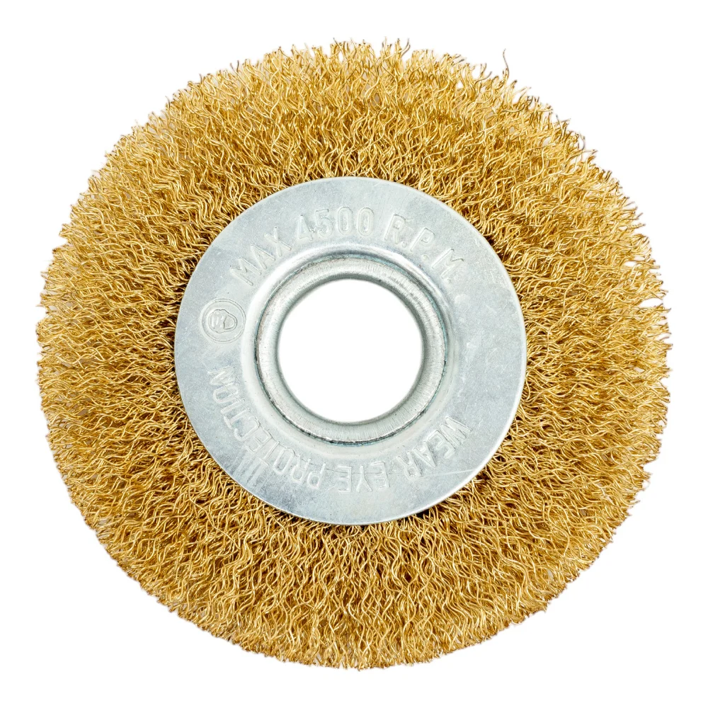 Латунная дисковая корщетка для ушм Rockforce RF-BWF004(29084)