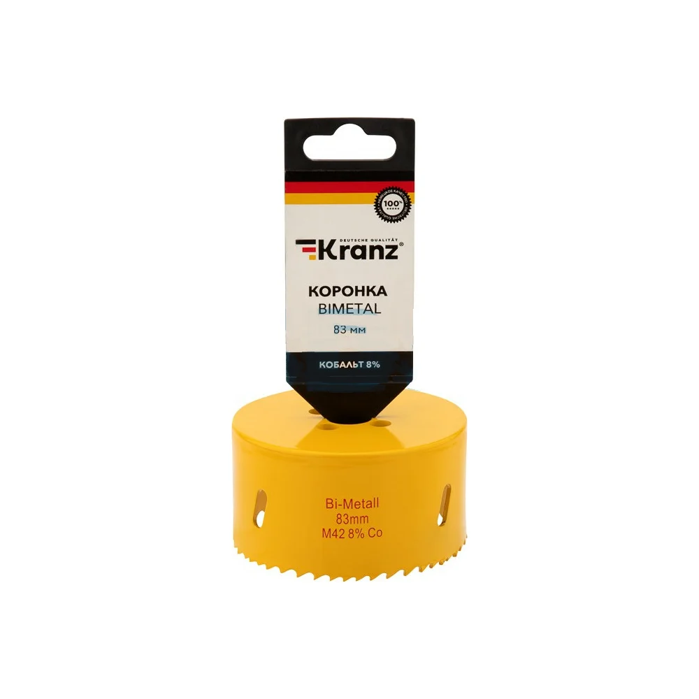 Биметаллическая коронка KRANZ KR-92-0240