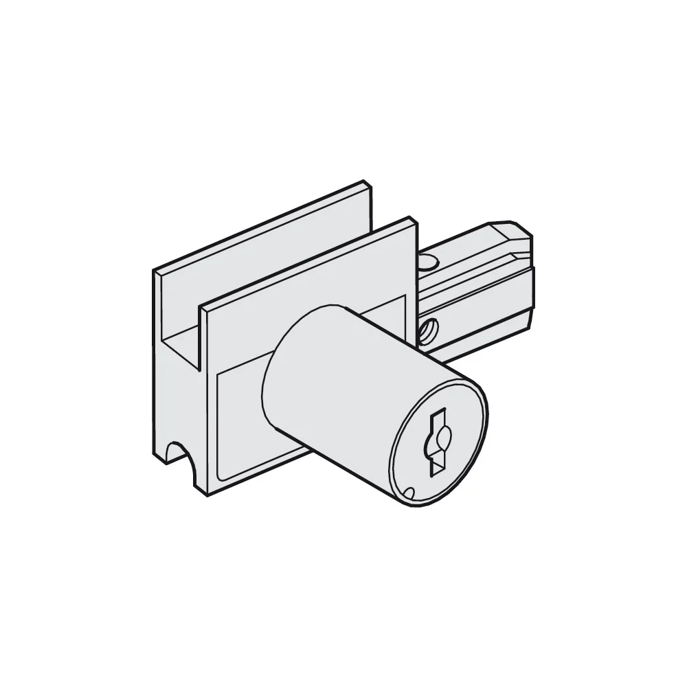 Замок для раздвижной системы Hafele Slido Design 25 IF G 233.02.420