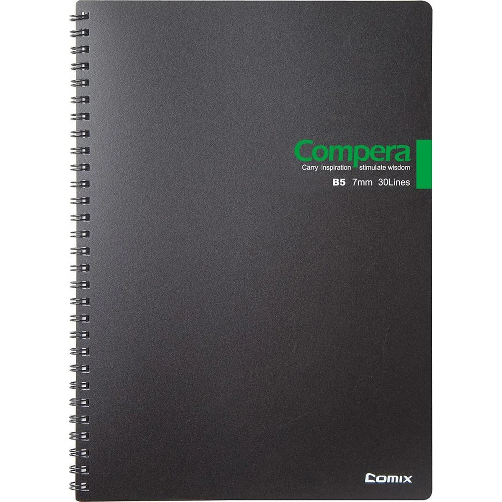Блокнот COMIX Compera Bond CPB5607 BLK/GN