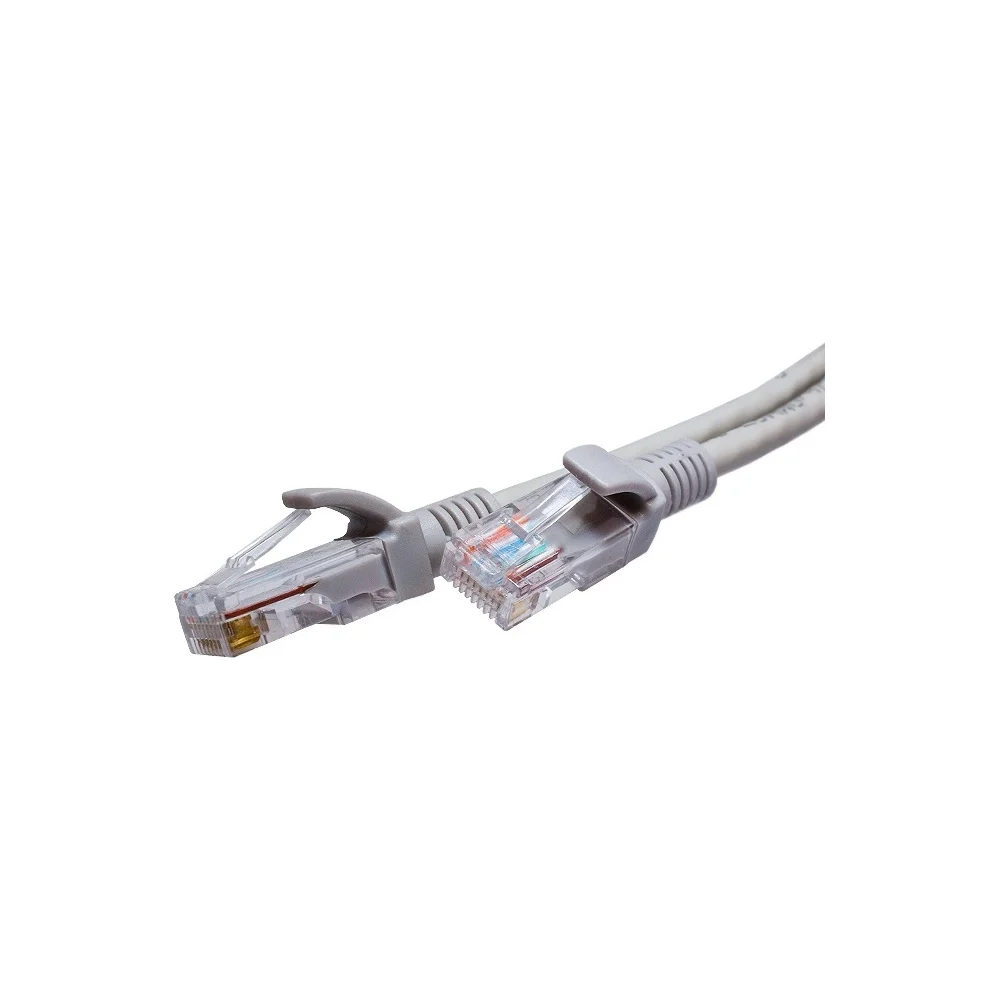 Патч-корд SUPRLAN UTP 6 4x2 24AWG (7x0.2мм) Cu LSZH серый 5м 10-0170