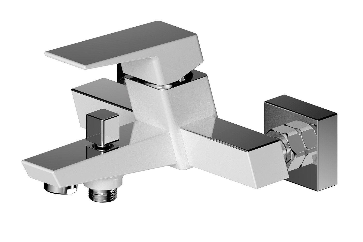 Смеситель для ванны ARGOTECH Grano white