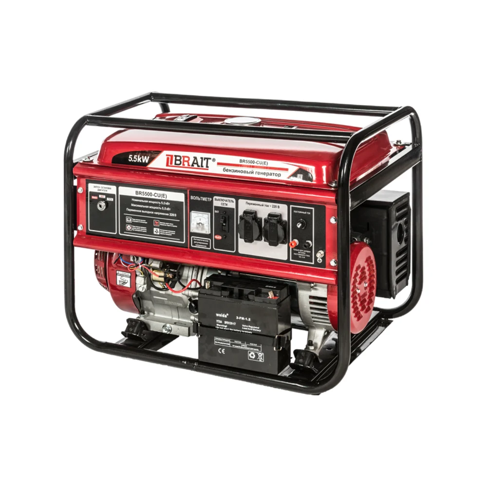 Бензиновый генератор BRAIT BR5500-CU 02.01.008.029