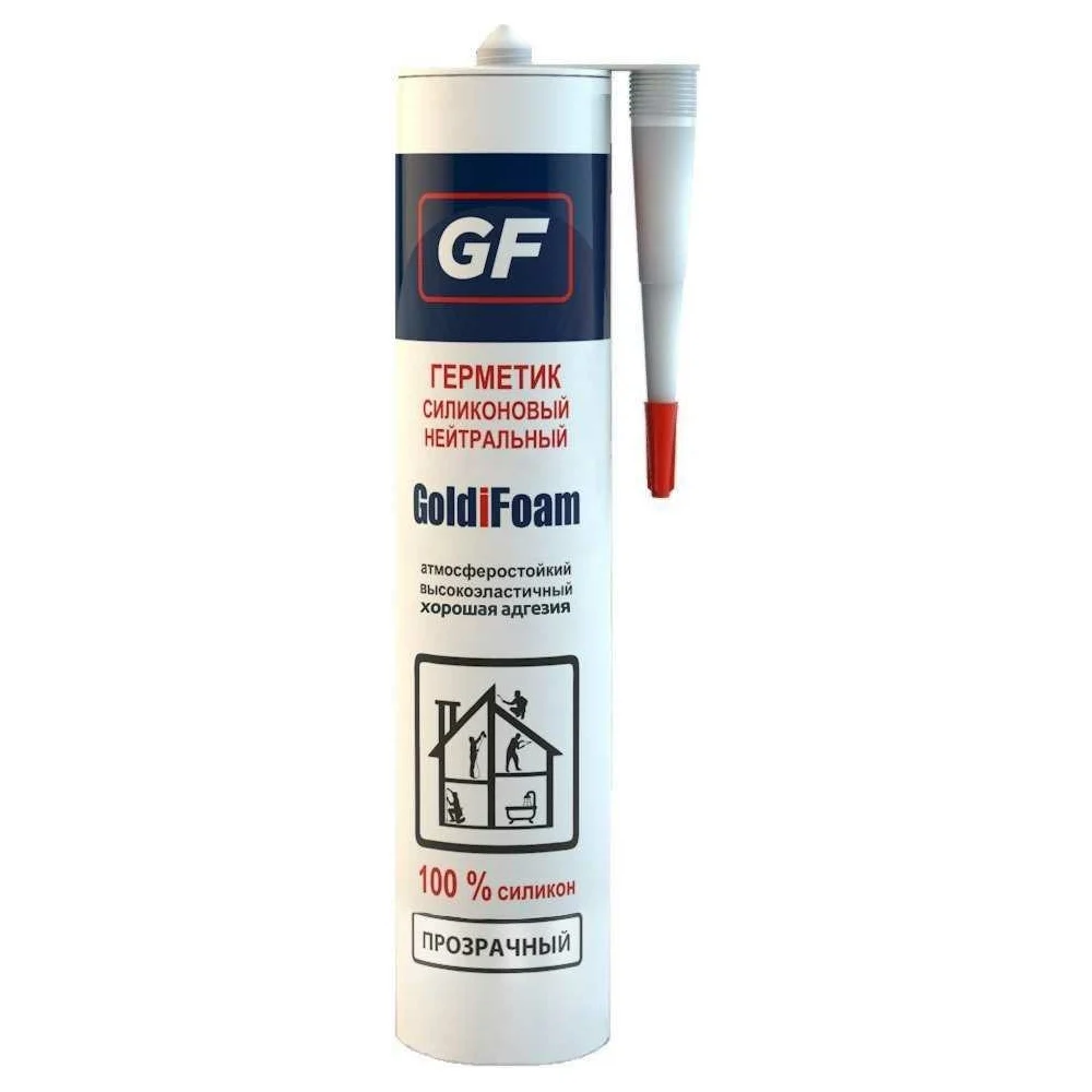 Нейтральный силиконовый герметик GoldiFoam 291260021