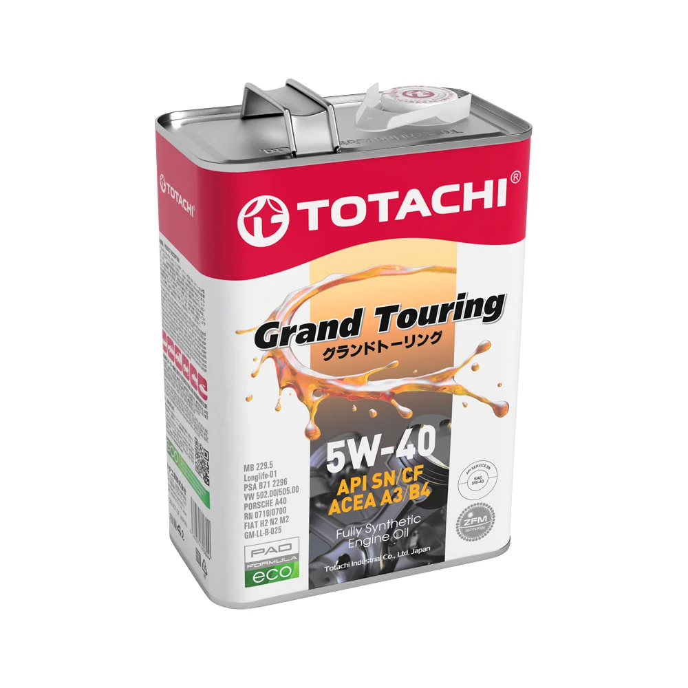 Моторное масло Totachi Grand Touring Fully Synthetic SN/CF 5W-40 11904