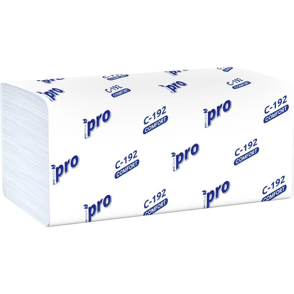 Бумажное листовое полотенце Protissue Г-С192