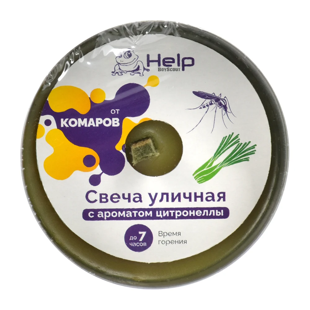 Уличная свеча от комаров HELP 80011