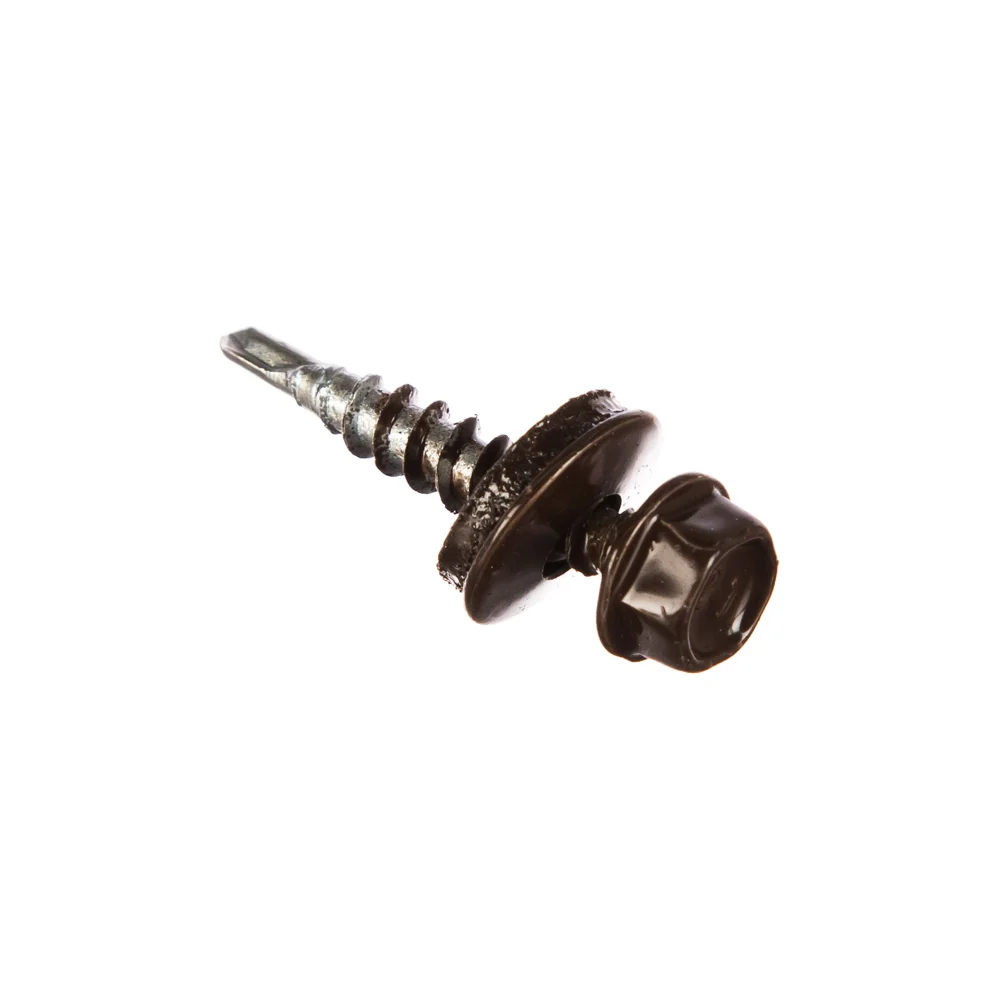 Саморез Tech-Krep 4,8х28 RAL8017 шоколад. корич. 60 шт. 112031