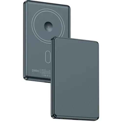 Внешний аккумулятор (Power Bank) PERO PB13GR, 5000мAч, серый
