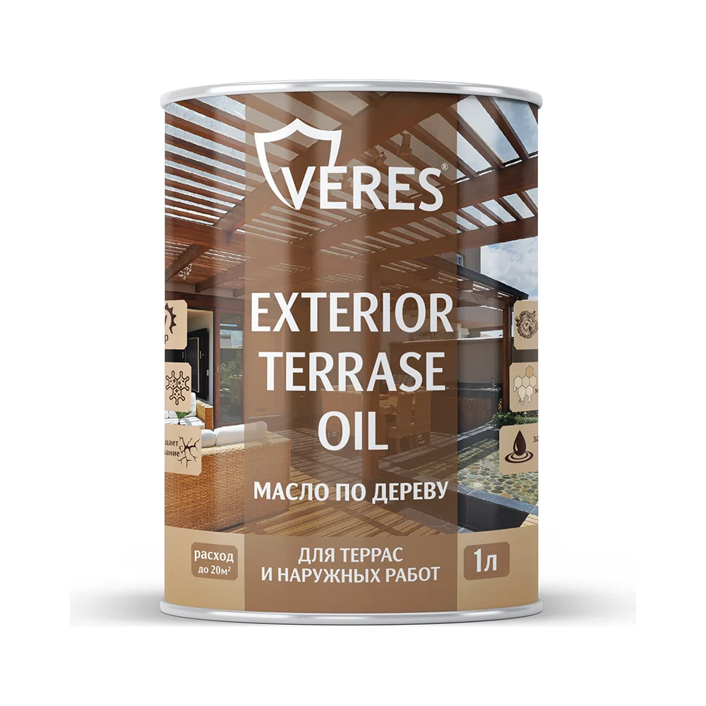 Масло для дерева VERES exterior terrase oil 255540