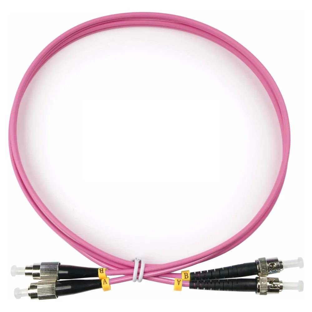Дуплексный оптический патч-корд TopLan DPC-TOP-OM4-FC/P-ST/P-1.0