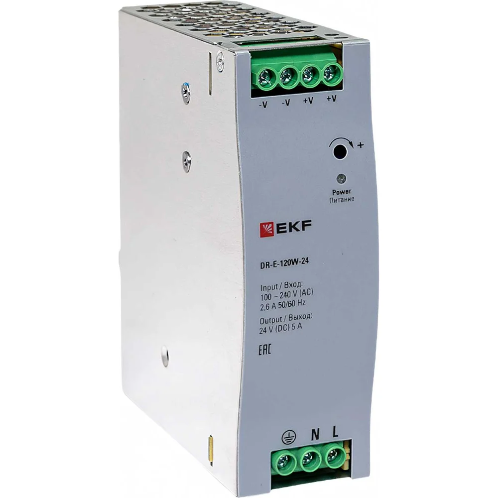 Блок питания EKF DR-E-120W-24