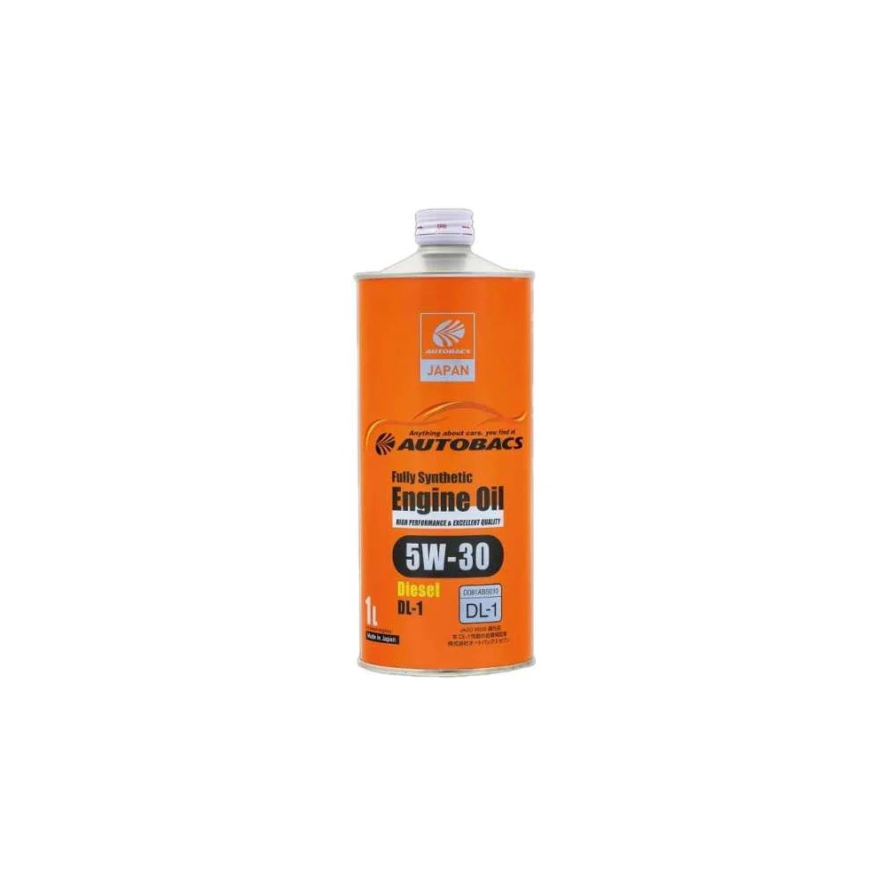 Моторное масло AUTOBACS 5W-30 FULLY SYNTHETIC DIESEL DL-1 A00033251