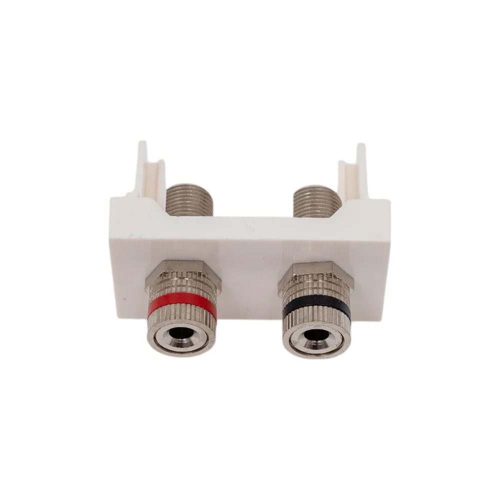 Розетка LANMASTER Mosaic LAN-WA-LP-SPK-WH