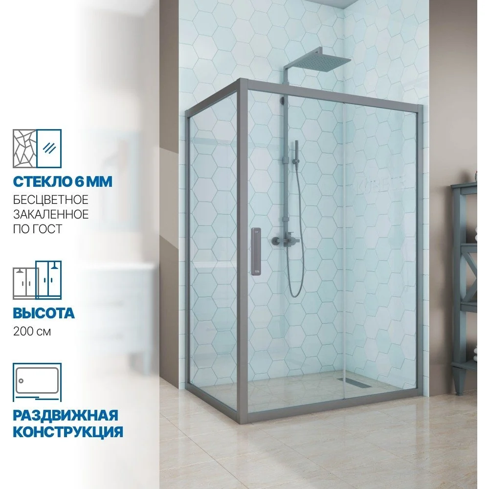 Душевой уголок GuteWetter gwmpkb019r 4698031931712