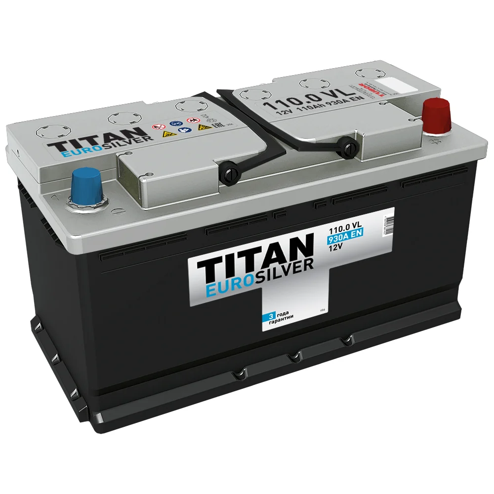 Аккумулятор TITAN EUROSILVER 110.0 VL 4607008881455