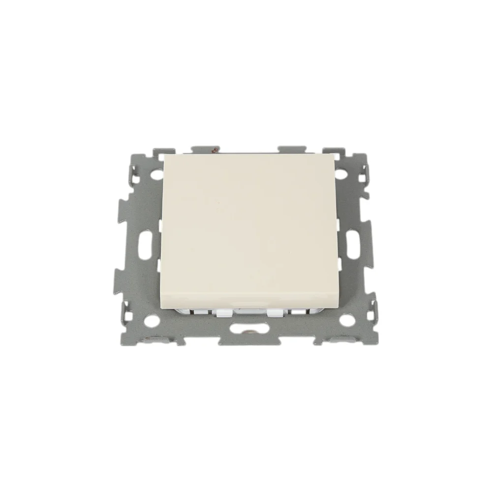 Одноклавишный проходной переключатель CGSS Эстетика GL-W101-PBGG