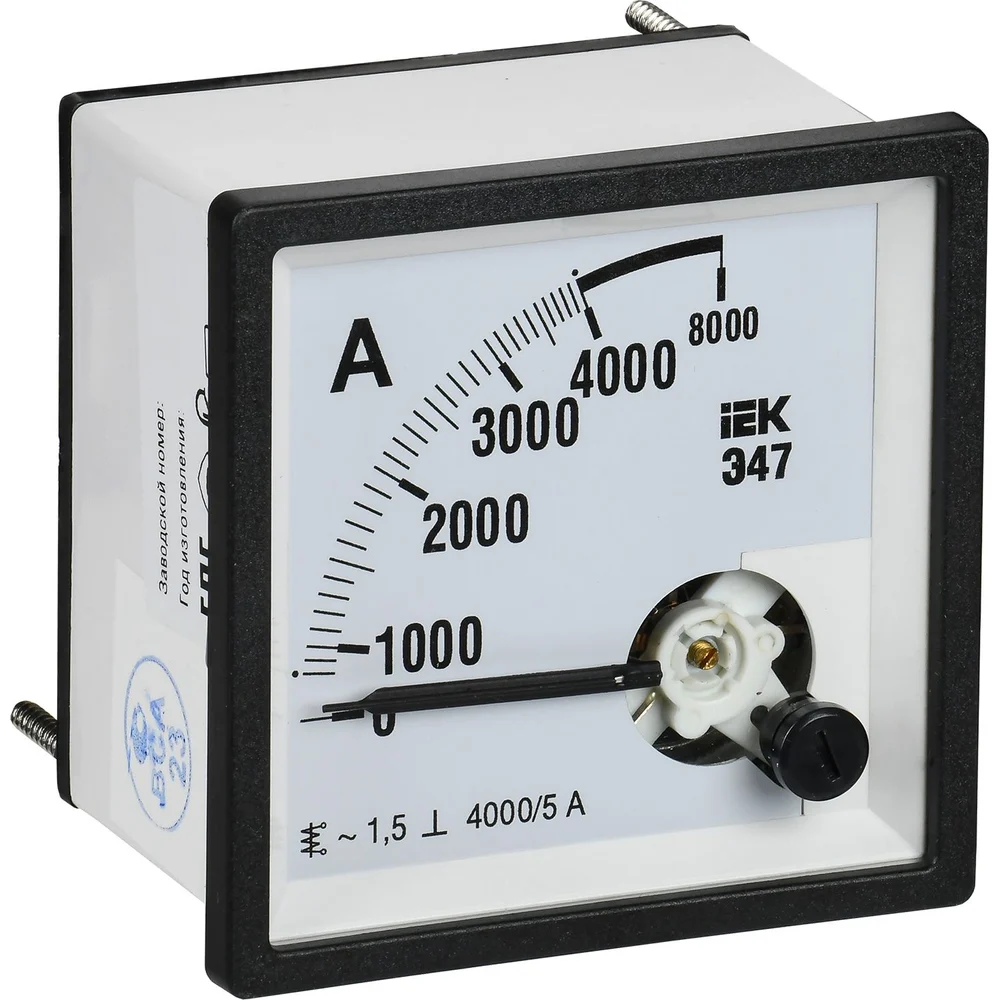 Амперметр IEK э47 IPA10-6-4000-E