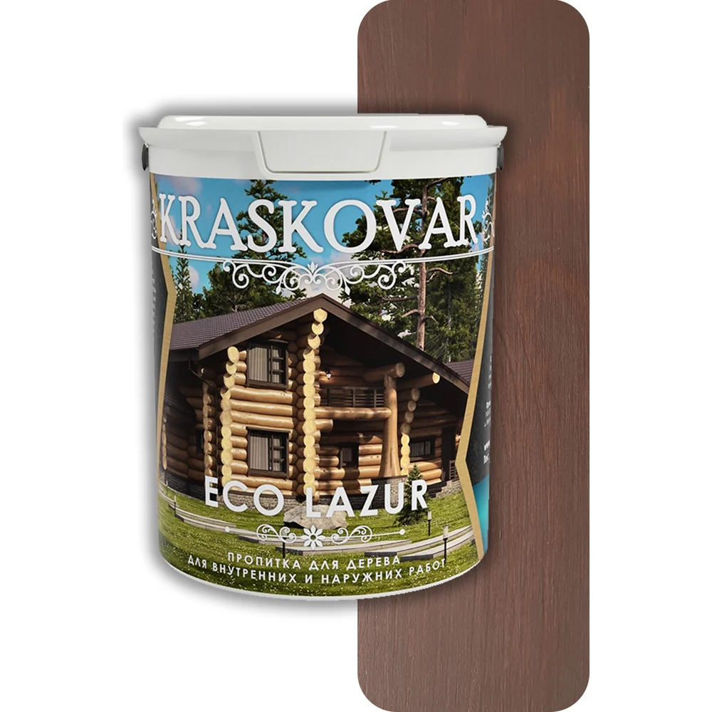 Кроющий антисептик Kraskovar Eco Lazur 1218