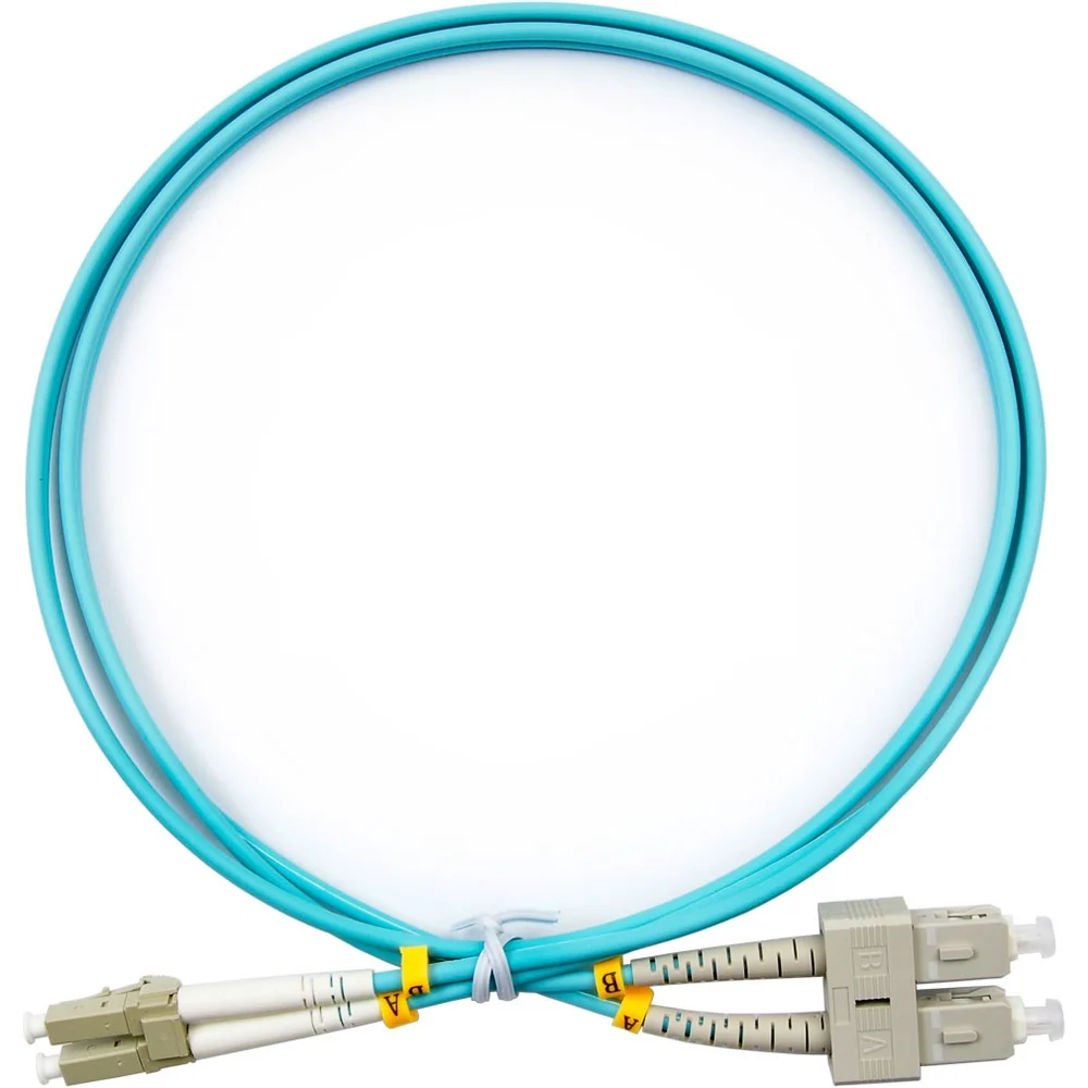 Дуплексный оптический патч-корд TopLan DPC-TOP-OM3-LC/P-SC/P-4.0