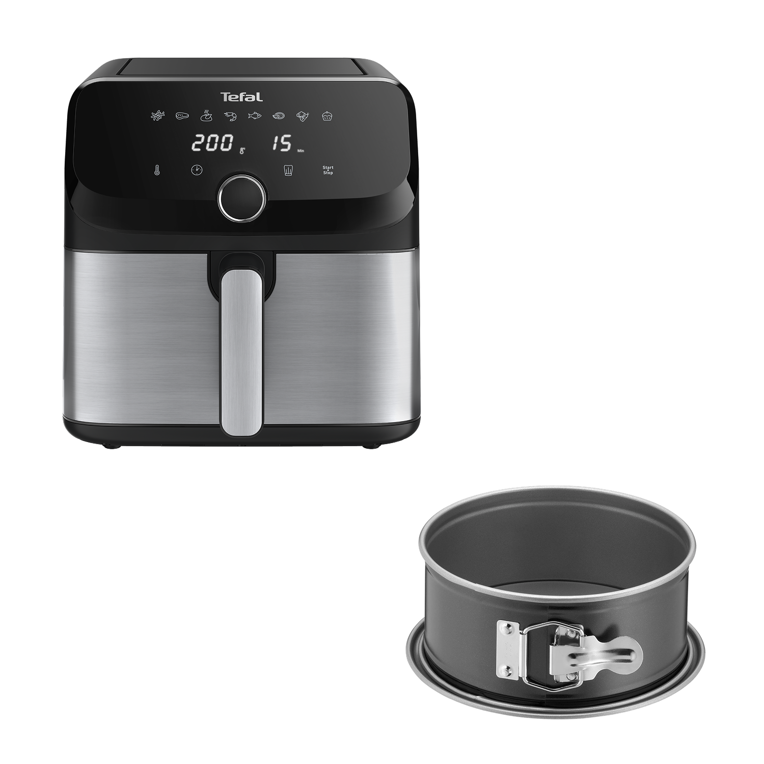 Easy Fry EY855D10 + Форма для электрогриля J1761425 18 см