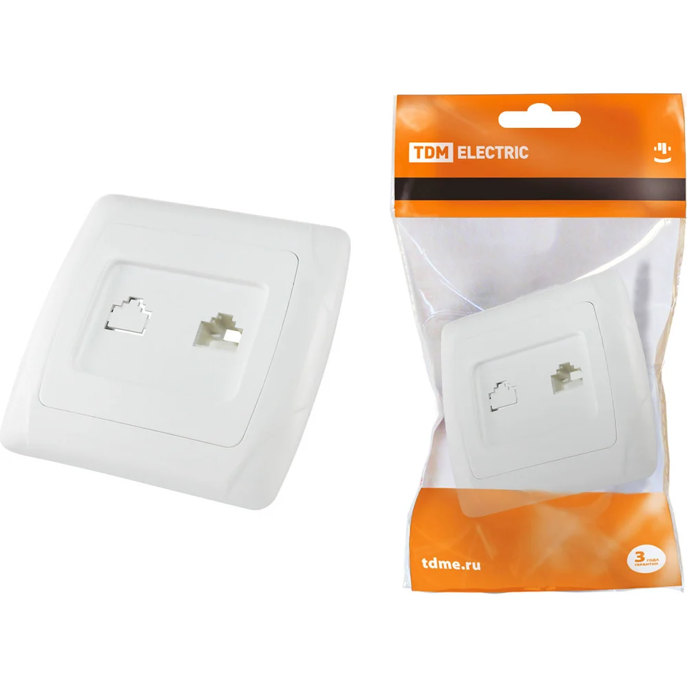 Компьютерная розетка TDM ELECTRIC Онега SQ1805-0022