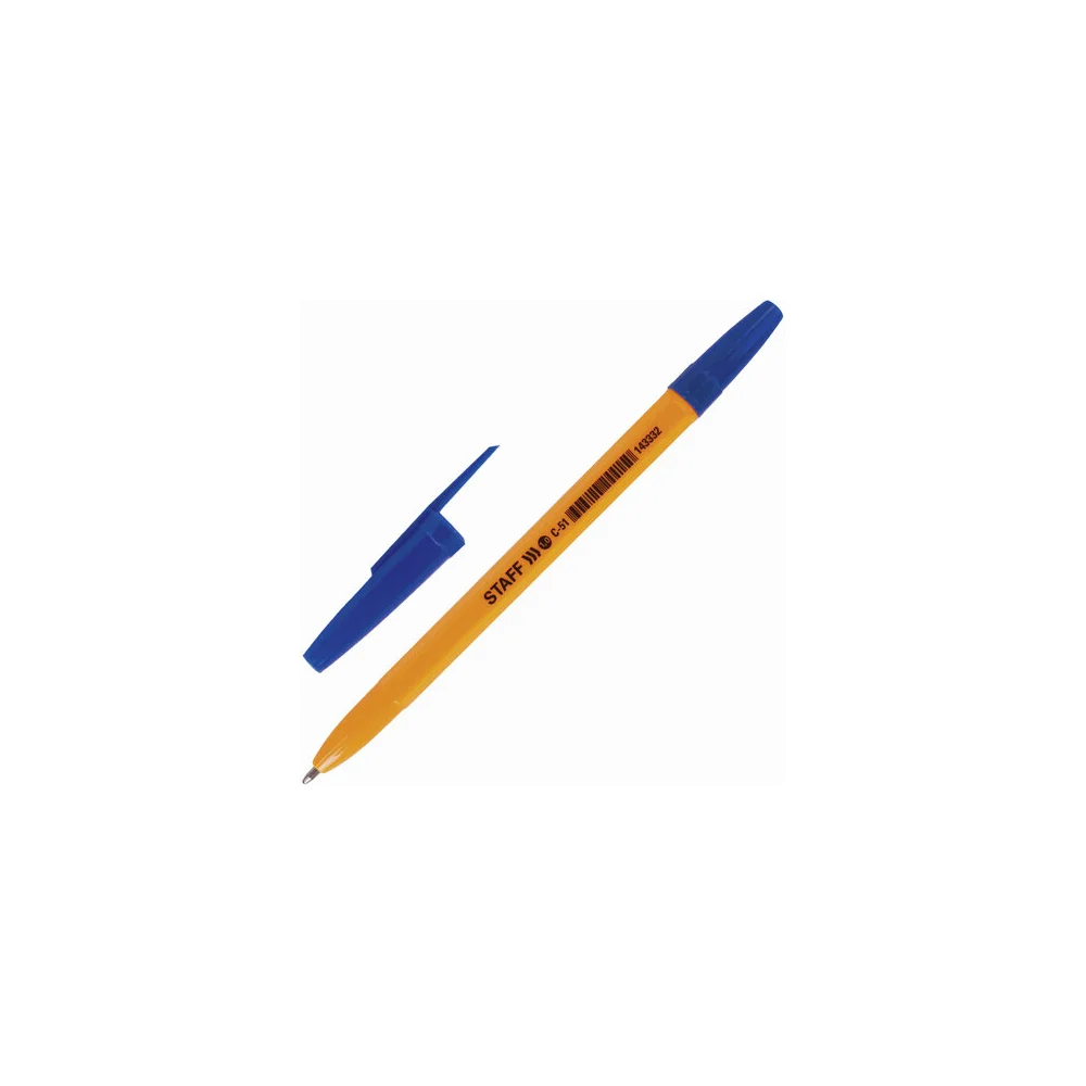 Шариковая ручка Staff ORANGE C-51 143332