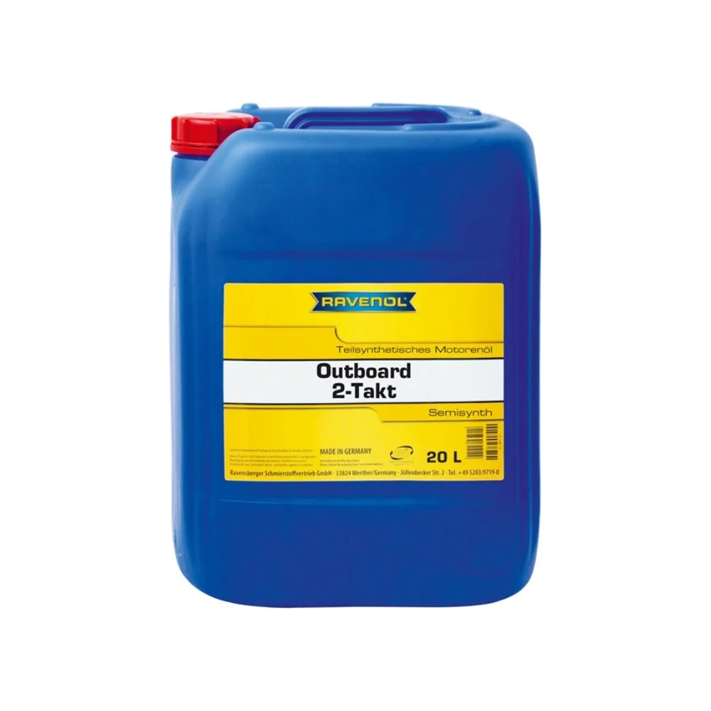 Моторное масло для лодочных моторов RAVENOL Outboardoel 2T teilsynth 1152200-020-01-999