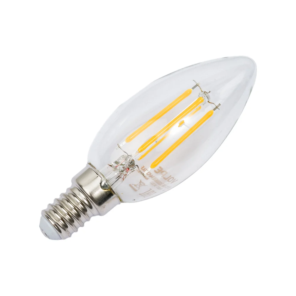 Светодиодная лампа Volpe LED-C35-5W/3000K/E14/CL/SLF UL-00008324