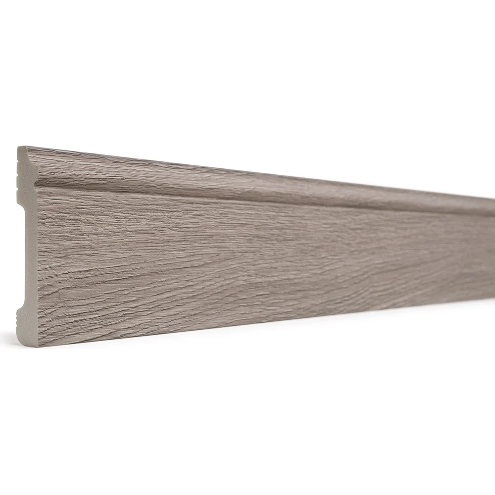 Ударопрочный влагостойкий напольный плинтус Decor-Dizayn 005-80SH