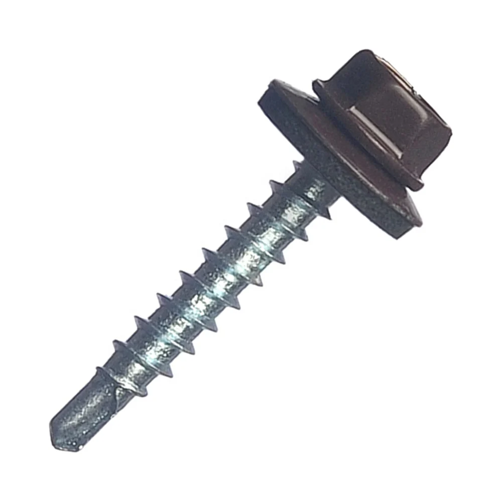 Кровельный саморез МЕТАЛЛСЕРВИС 4.8x29 RAL 8017 200 шт. 1220552