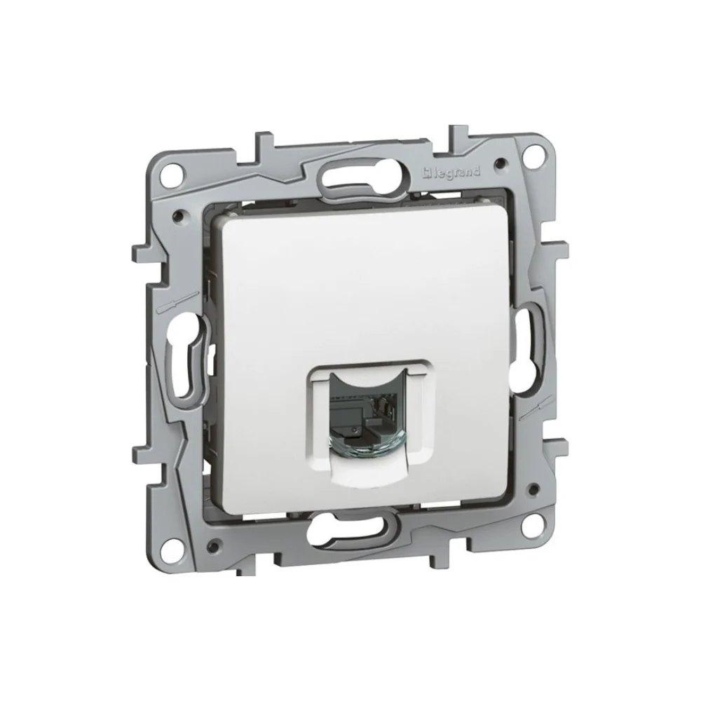 Телефонная одинарная розетка Legrand Etika 672240 1066926