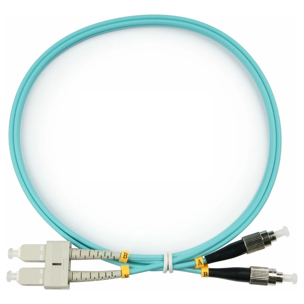 Дуплексный оптический патч-корд TopLan DPC-TOP-OM3-FC/P-SC/P-4.0
