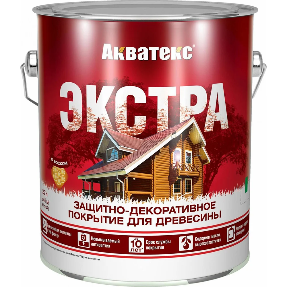 Защитно-декоративное покрытие АКВАТЕКС акватекс-экстра 259744