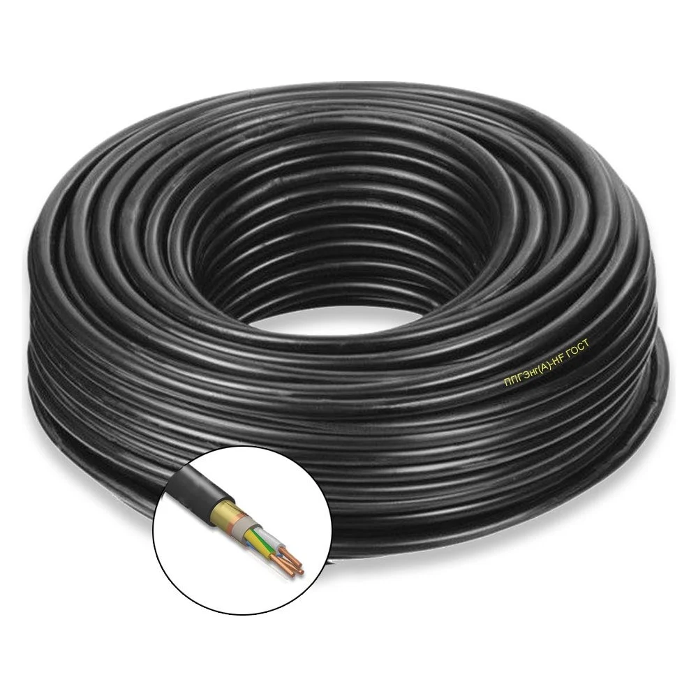 Силовой кабель ПРОВОДНИК ппгэнг(a)-hf 3x2.5 мм2, 100м OZ226880L100