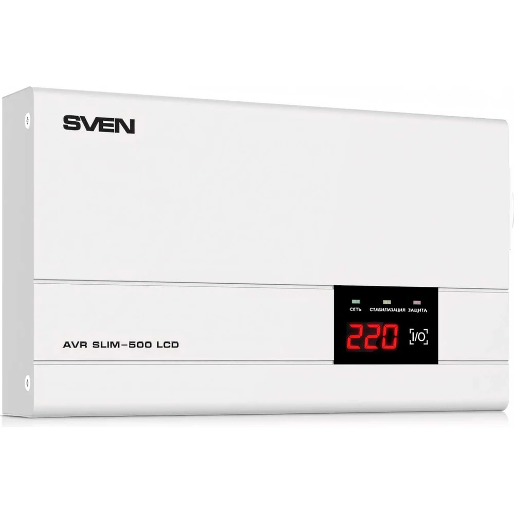 Стабилизатор SVEN AVR SLIM -500 LCD SV-012809
