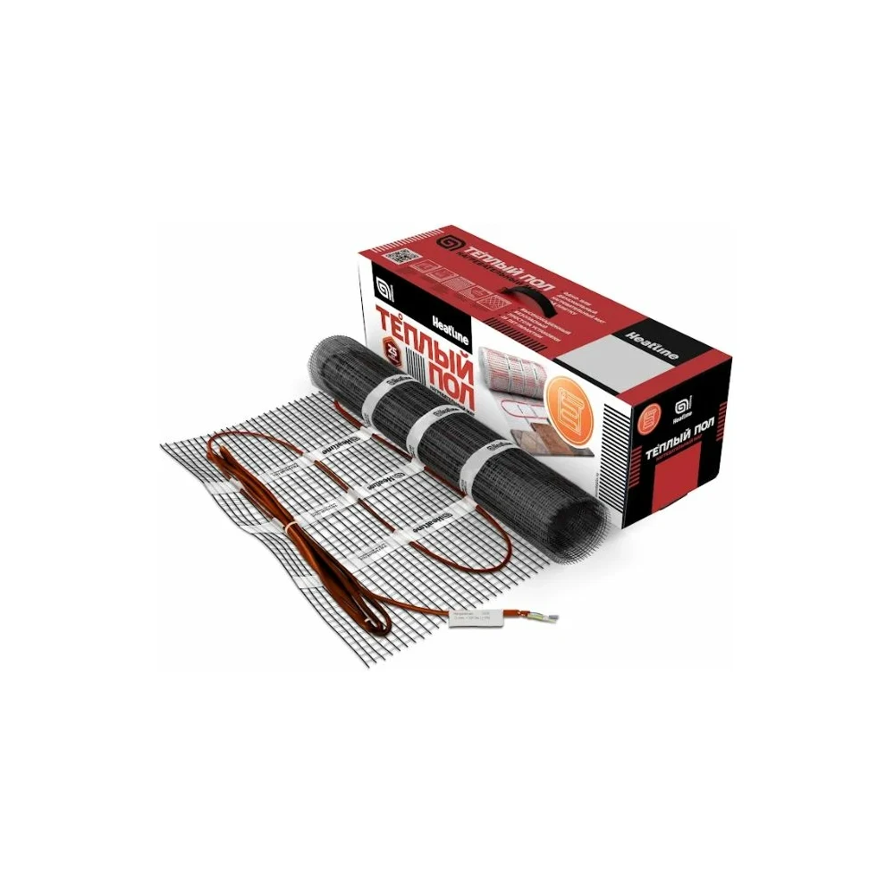 Двухжильный нагревательный мат HEATLINE SuperMat-90-0,5