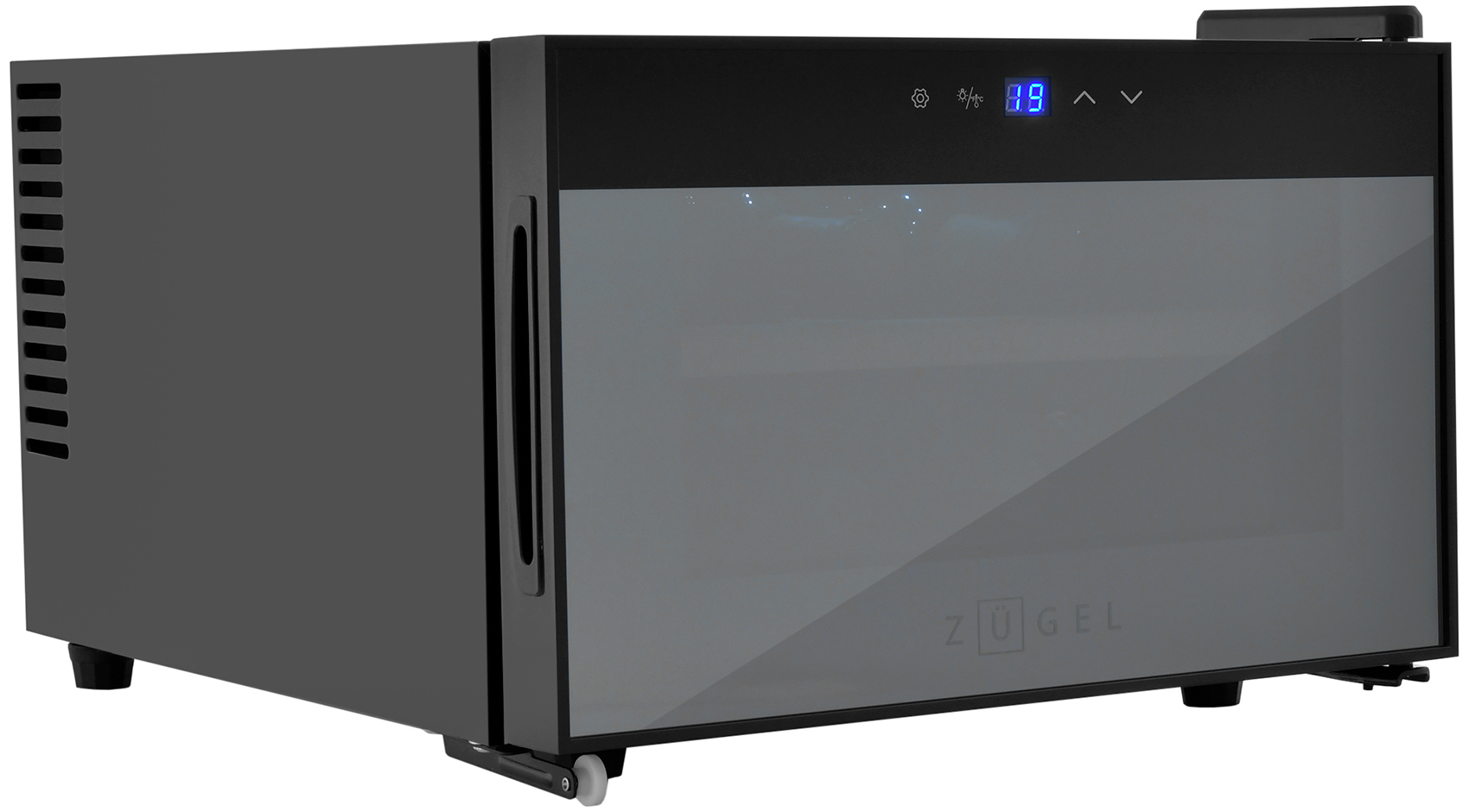 Винный шкаф Zugel ZTWF81B черный