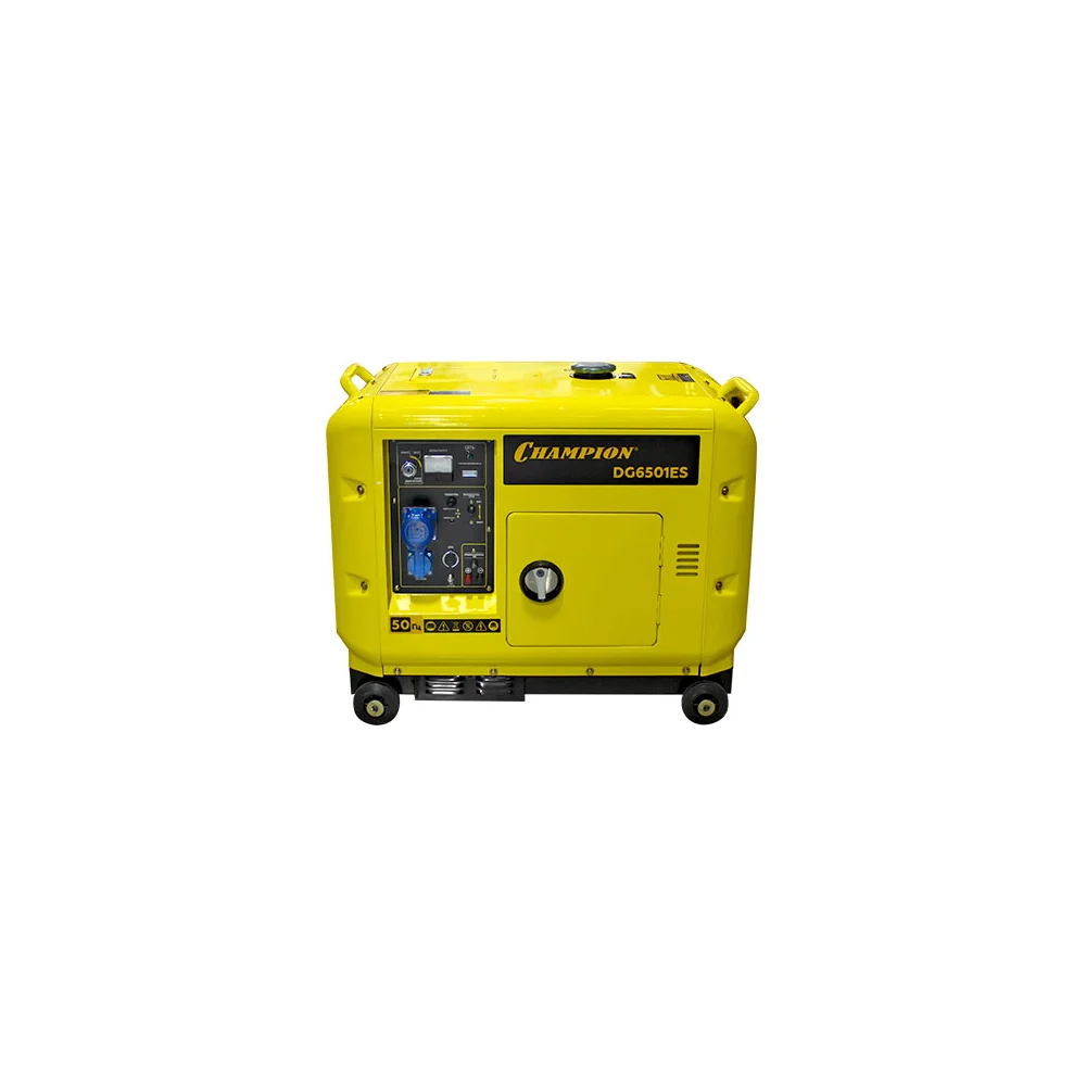 Дизельный генератор Champion DG6501ES +ATS