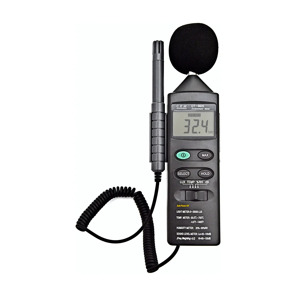 Многофункциональный тестер окружающей среды СЕМ DT-8820 480700