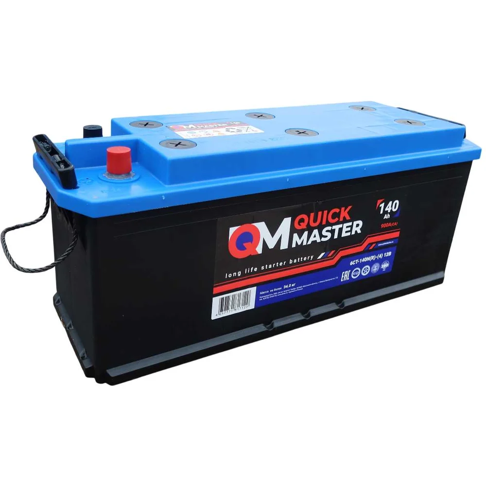 Акб Quick Master QUICK MASTER SP 6СТ-140 (R)-(4) 4657771817120