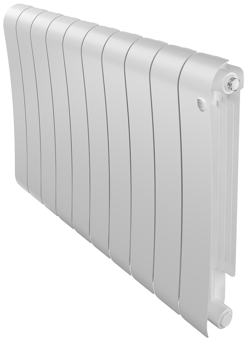 Радиатор биметаллический Royal Thermo Infinity 500 Bianco Traffico, 10 секций