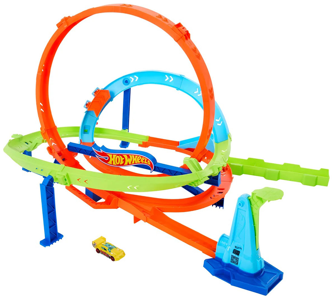 Трек Hot Wheels Испытания петлей Циклона (HTK16)