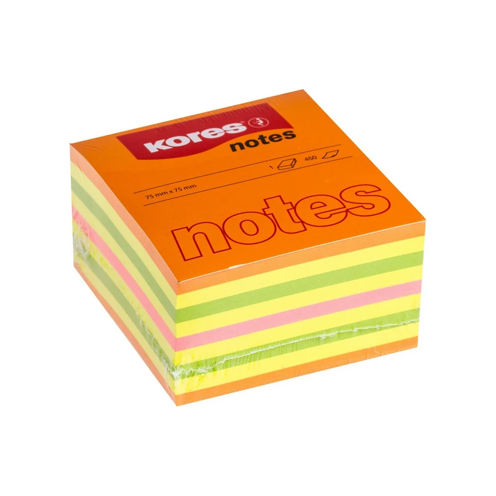 Блок-кубик бумаги для заметок Kores 48465 323476