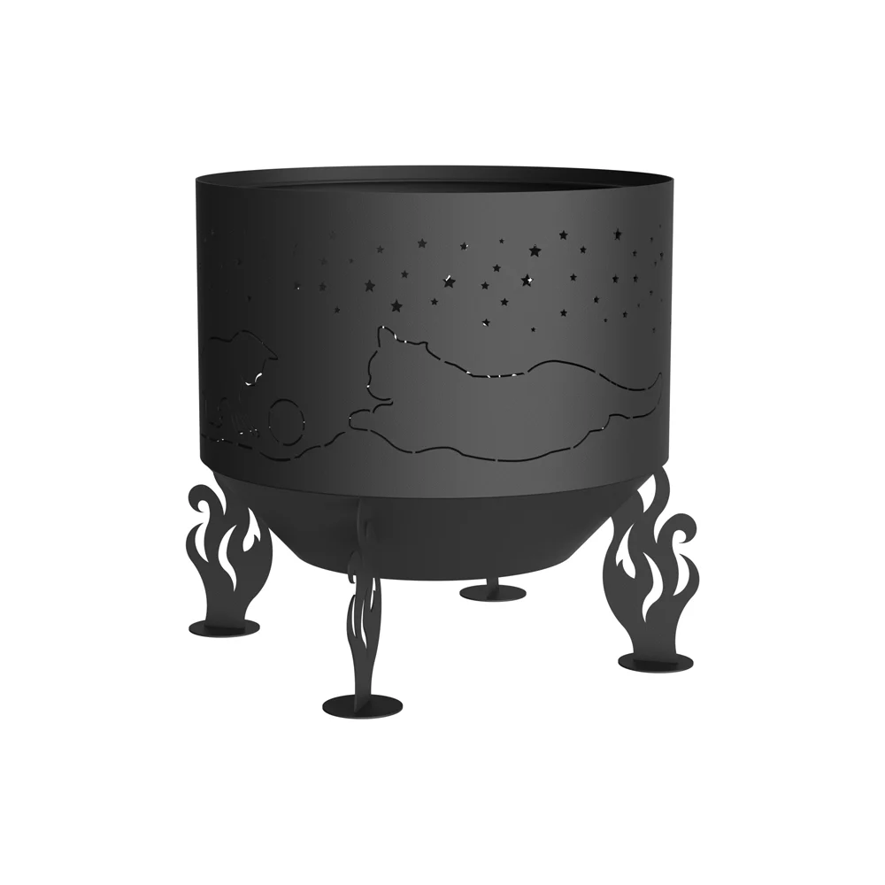 Костровая чаша FIRE-HOUSE Ch-600коты и звезды