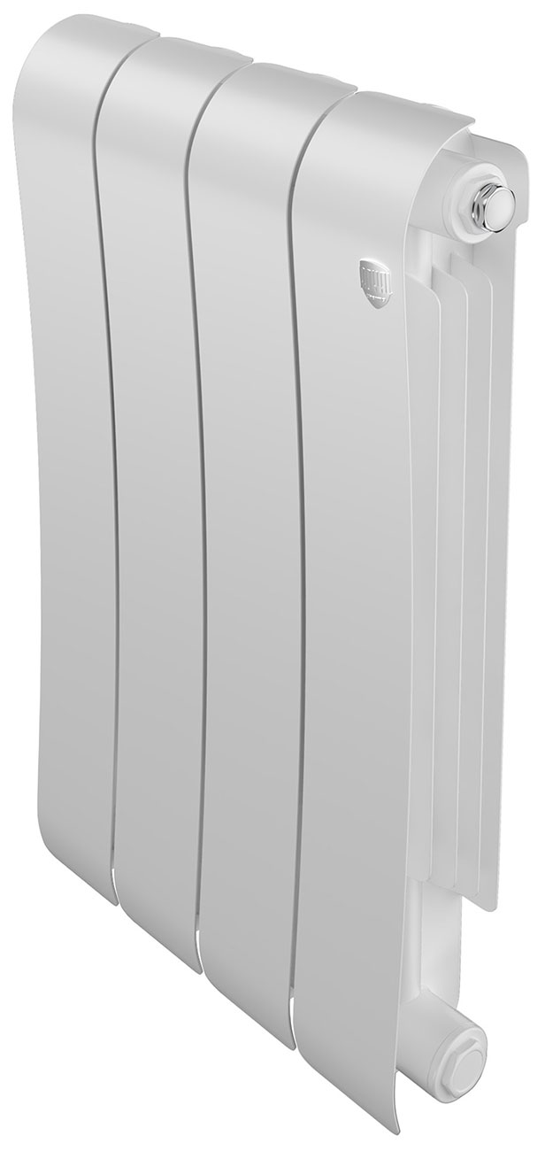 Радиатор биметаллический Royal Thermo Infinity 500 Bianco Traffico, 4 секции