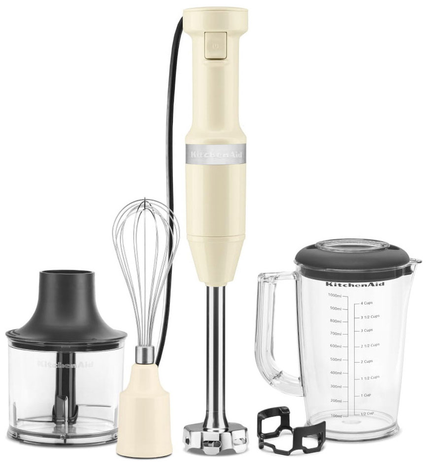 Погружной блендер KitchenAid 5KHBV83EAC кремовый